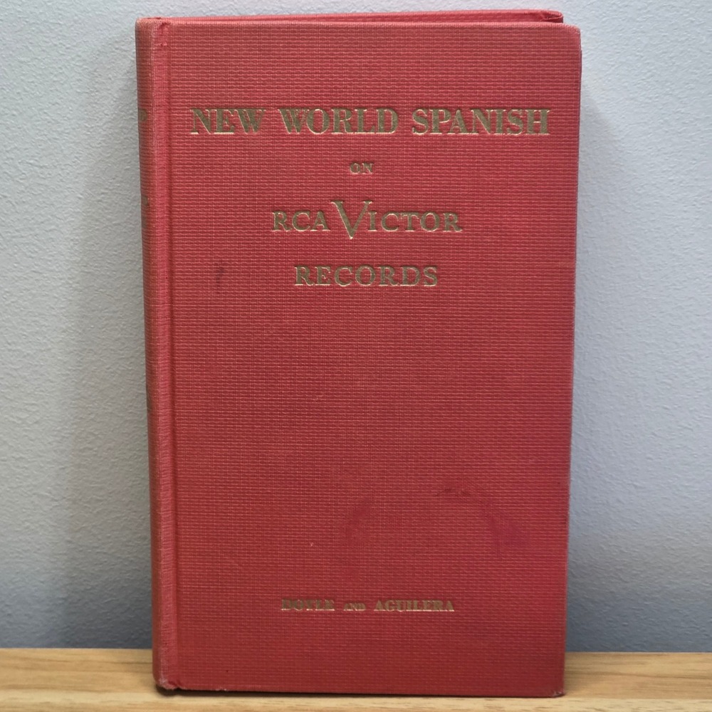 New World Spanish RCA Victor‎ Records Language Course Book Vintage Instructional